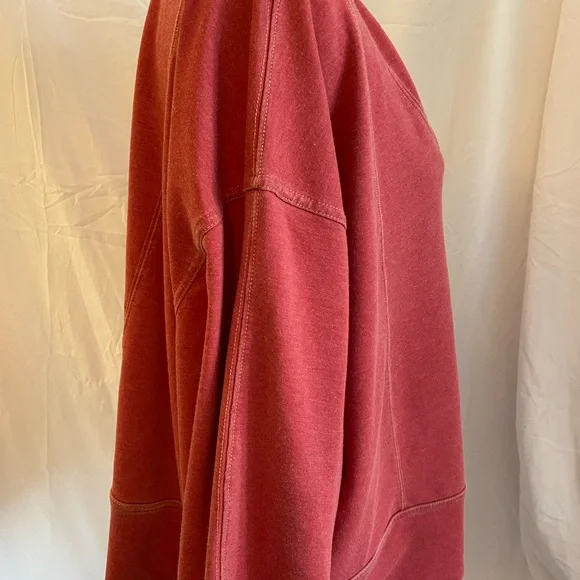 Free People V-Neck Sweater in Warm Red - Picture 10 of 10